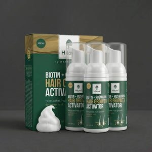 Biotin + Rosmarin MEN Schaum-Haarwuchs Aktivator Schaum-Hiluva