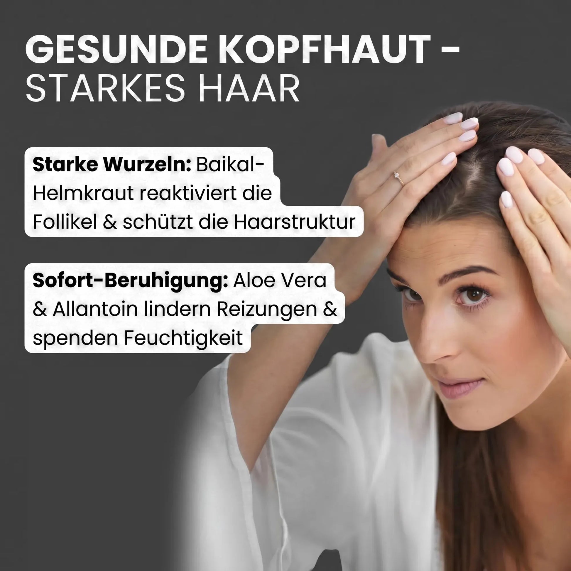 Biotin + Rosmarin WOMEN-Haarwuchs Aktivator Schaum-Hiluva