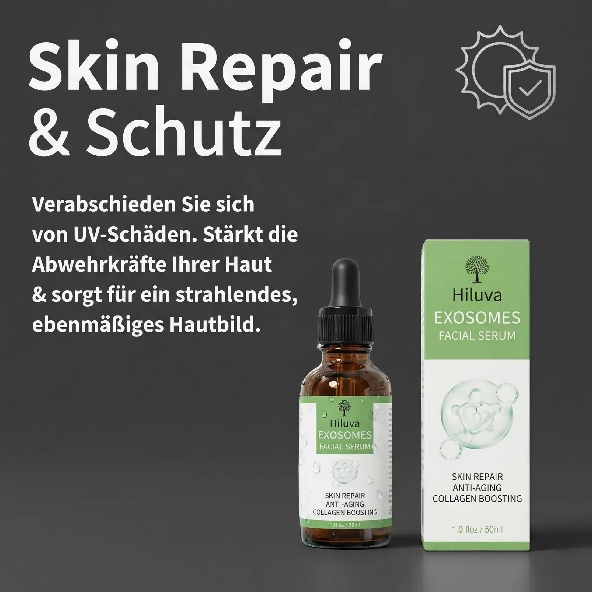 Exosomen Serum-Gesichtsserum-Hiluva
