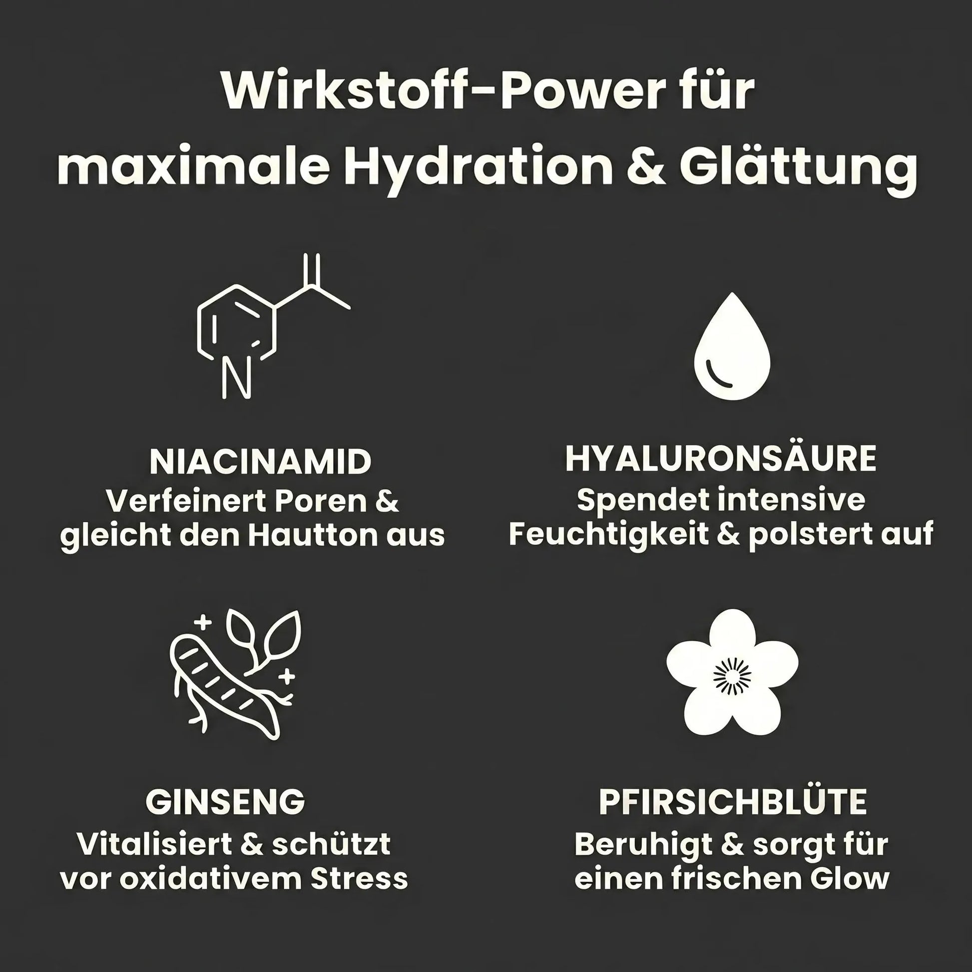 Niacinamide + Hyaluron Serum-Gesichtsserum-Hiluva