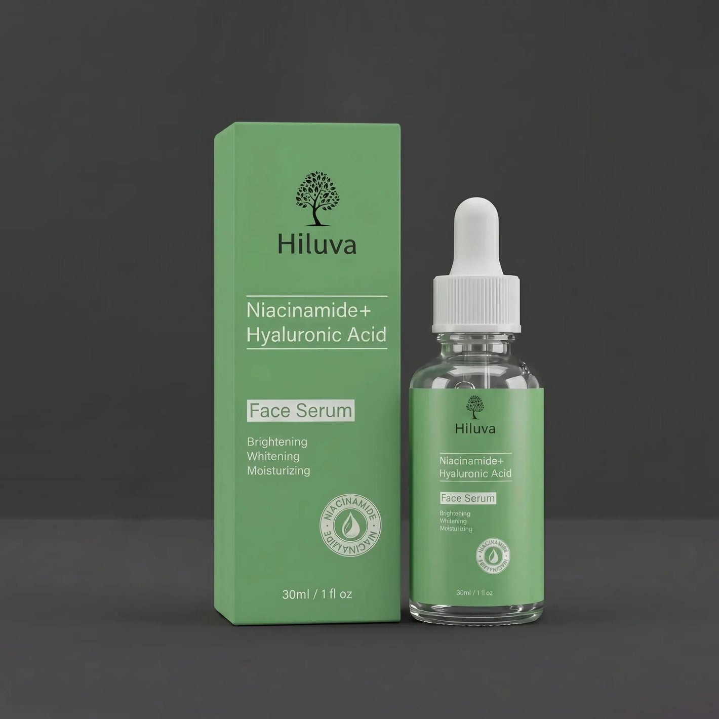 Niacinamide + Hyaluron Serum-Gesichtsserum-Hiluva